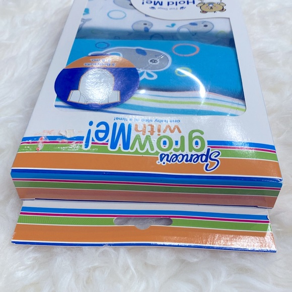 NWT Spencer's Grow With Me One Baby Step At A Time 3 Bodysuits 3-6 Month Hold Me - Picture 6 of 8